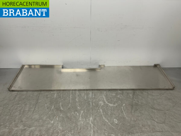Plan de travail en acier inoxydable 283 x 65,5 cm Horeca