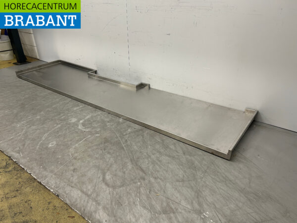 Plan de travail en acier inoxydable 283 x 65,5 cm Horeca – Image 3