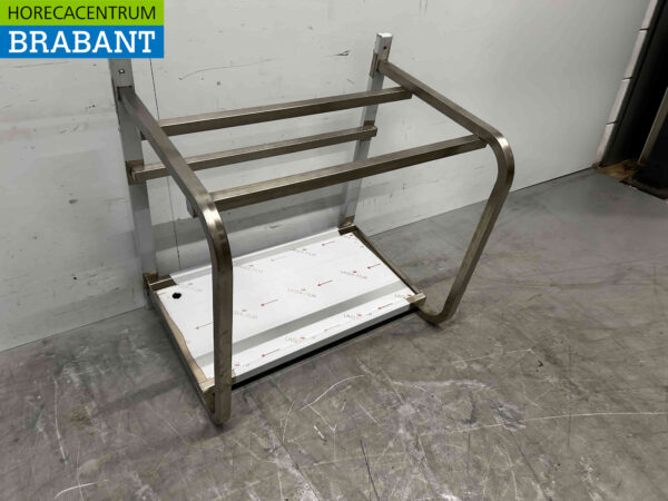 Étagère murale en acier inoxydable 68 x 50 x 70 cm Horeca – Image 2