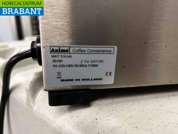 Chauffe-eau Animo Buffet en acier inoxydable Machine à eau chaude Chauffe-eau 21 litres par heure 230V Horeca – Image 4