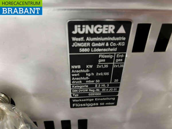 Chauffe-saucisses double Junger en acier inoxydable Chauffe-saucisses PROPAAN gas Horeca – Image 6