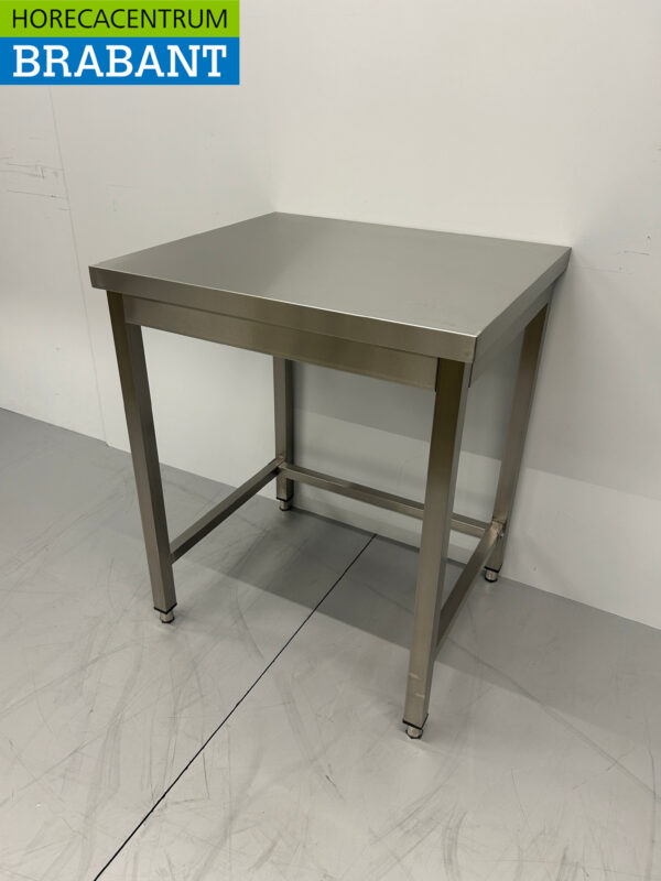 Table de travail en acier inoxydable Basic-line 70 x 60 x 85 cm Restauration – Image 2