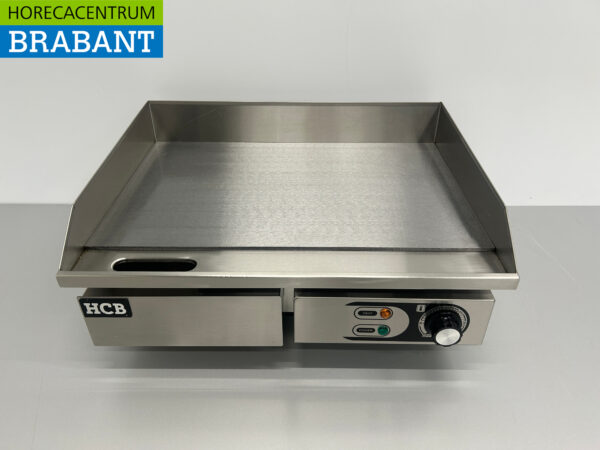 Acier inoxydable Plaque grill Plaque lisse 55 cm 230V Horeca