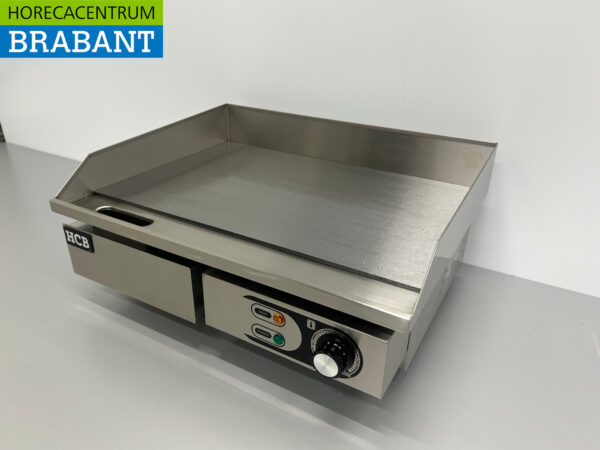 Acier inoxydable Plaque grill Plaque lisse 55 cm 230V Horeca – Image 2