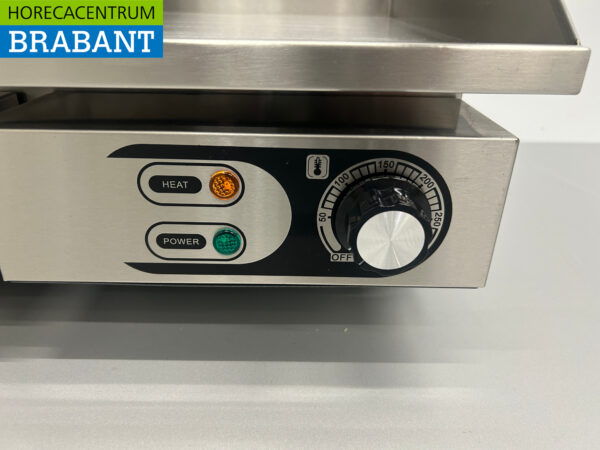 Acier inoxydable Plaque grill Plaque lisse 55 cm 230V Horeca – Image 5