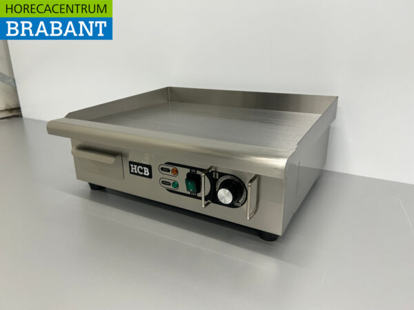 Acier inoxydable Plaque de gril lisse 55 cm 230V Horeca – Image 3
