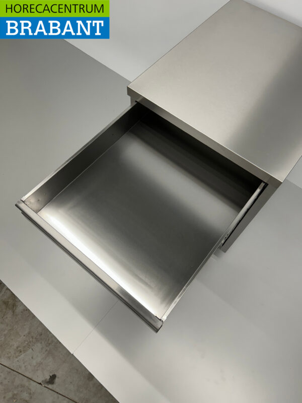 Armoire de travail en acier inoxydable Armoire à tiroirs 6 tiroirs Premium-line pour pâte 60 cm Traiteur Pizzeria Boulangerie – Image 5
