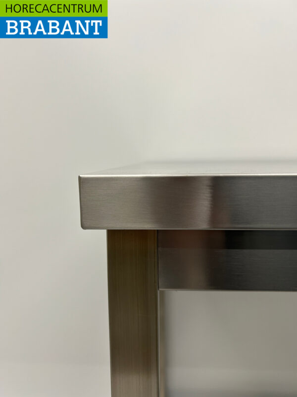 Table de travail en acier inoxydable Premium-line 100 x 60 x 85 cm Restauration – Image 5