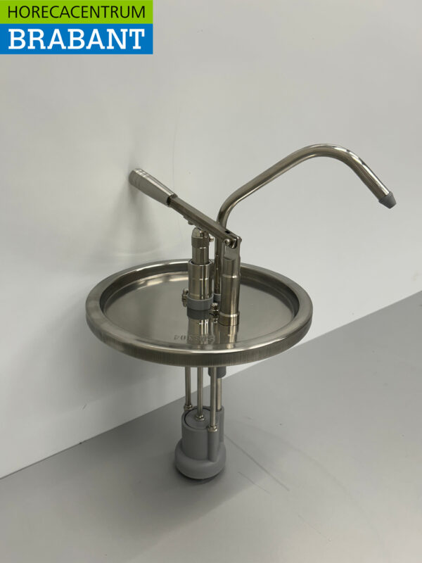 Distributeur de seaux en acier inoxydable HCB Pompe à sauce avec siphon 5 litres Restauration