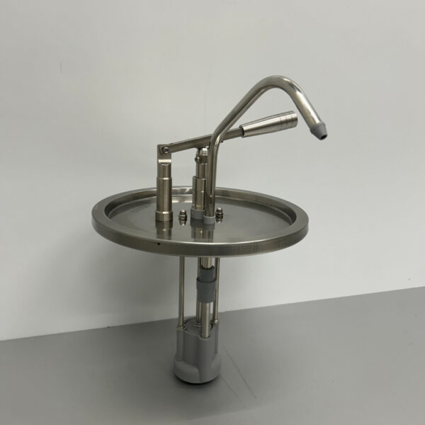 Distributeur de seaux en acier inoxydable HCB Pompe à sauce avec contrôle du siphon 10 litres Restauration