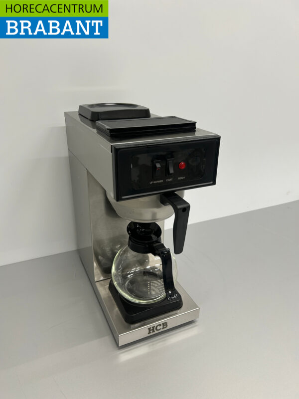 HCB acier inoxydable Machine à café Machine à café avec pichet 1,8 litres 230V Horeca – Image 2