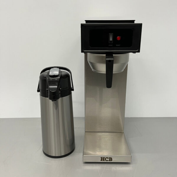 HCB Acier inoxydable Machine à café Distributeur de café 2,2 litres 230V Horeca