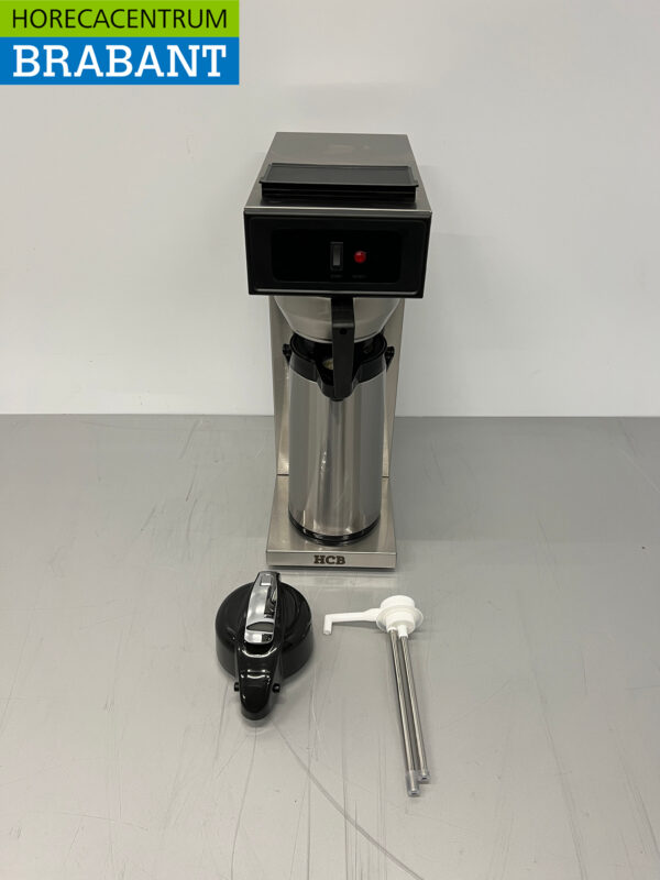 HCB Acier inoxydable Machine à café Distributeur de café 2,2 litres 230V Horeca – Image 6