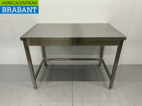 Table de travail en acier inoxydable Basic-line 120 x 70 x 85 cm Restauration