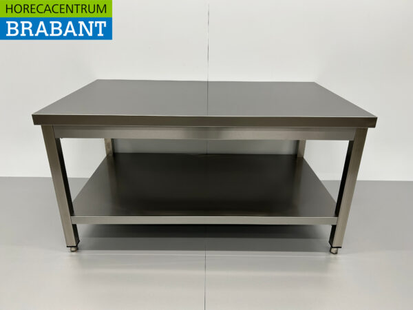 Table de travail en acier inoxydable Premium-line 120 x 70 x 60 cm Restauration