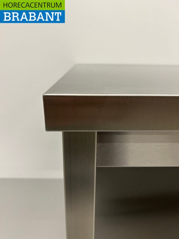 Table de travail en acier inoxydable Premium-line 120 x 70 x 60 cm Restauration – Image 5