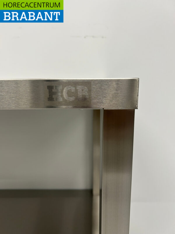 Pont d'étagère double en acier inoxydable 140 x 35 x 70 cm Restauration – Image 4