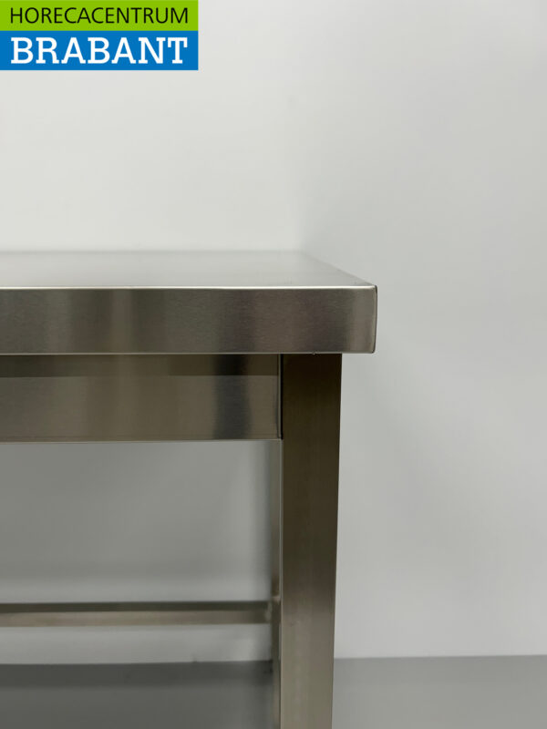 Table de travail en acier inoxydable Basic-line 180 x 70 x 85 cm Restauration – Image 4
