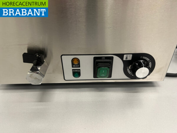 Acier inoxydable HCB Bain marie 4 x 1/4 GN 230V Horeca – Image 6