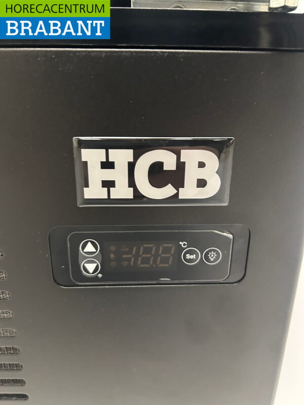 HCB Vitrine réfrigérée Vitrine pâtissière Noir 92 litres 230V Horeca – Image 6