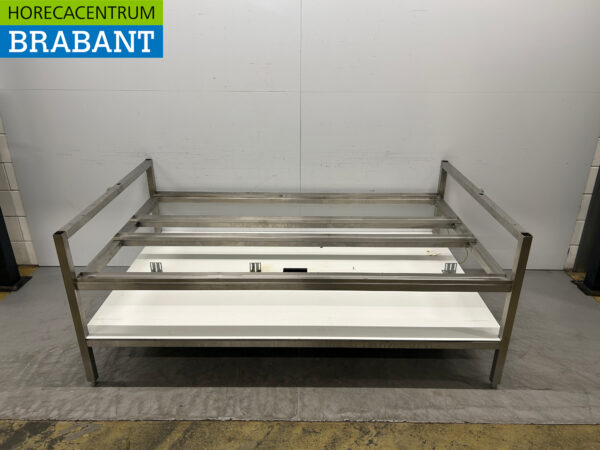 Chariot en acier inoxydable pour l'équipement 208 x 128 x 85 cm Horeca
