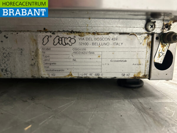 Planche à griller Silko en acier inoxydable Planche à griller 40 cm 400V Horeca – Image 5