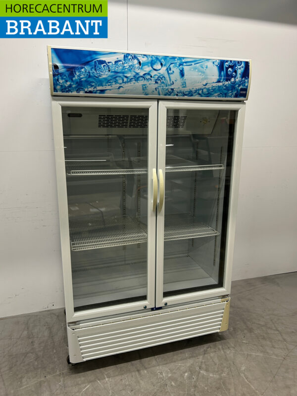 Maxxfrost Réfrigérateur à double porte en verre Réfrigérateur à boissons Porte en verre 600 litres 230V Horeca