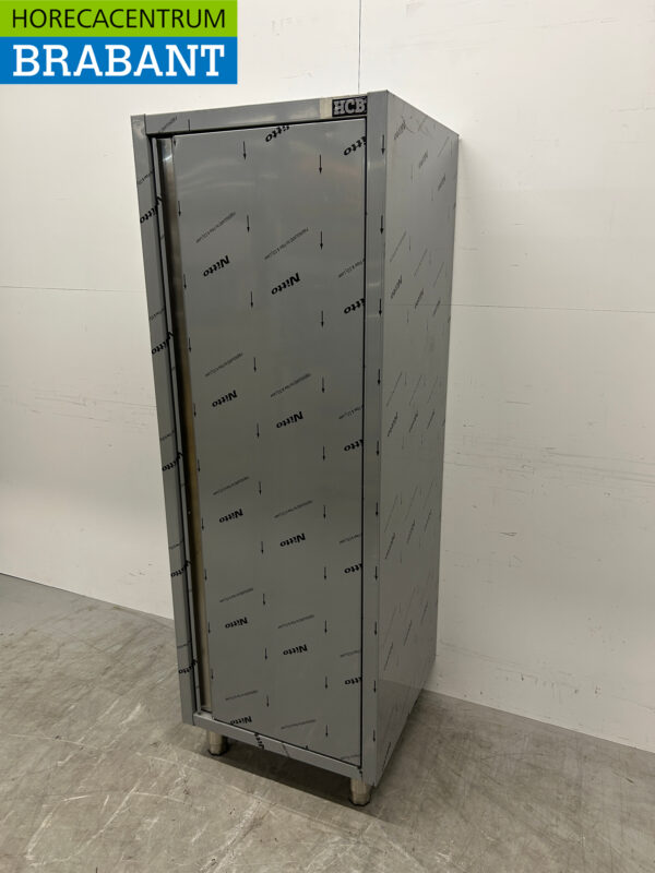 Acier inoxydable HCB Armoire alimentaire Armoire de travail 1 porte Premium-line 60 cm Restauration – Image 3