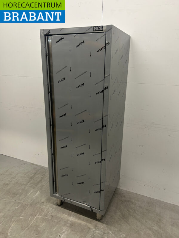 Acier inoxydable HCB Armoire alimentaire Armoire de travail 1 porte Premium-line 60 cm Restauration – Image 2