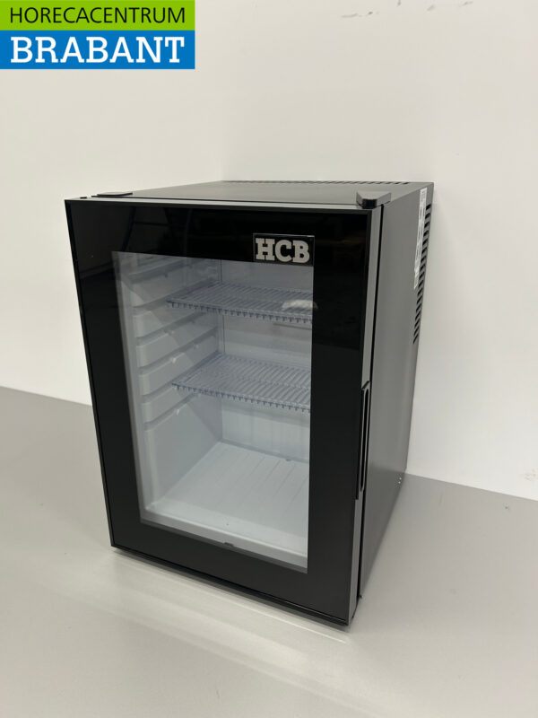 HCB ABS Minibar Mini réfrigérateur Porte vitrée 40 litres 230V Horeca – Image 2