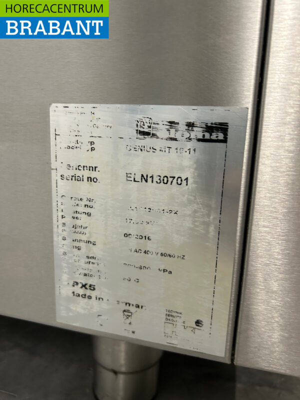 Four mixte Eloma Genius MT 10-11 en acier inoxydable 380V Horeca – Image 12