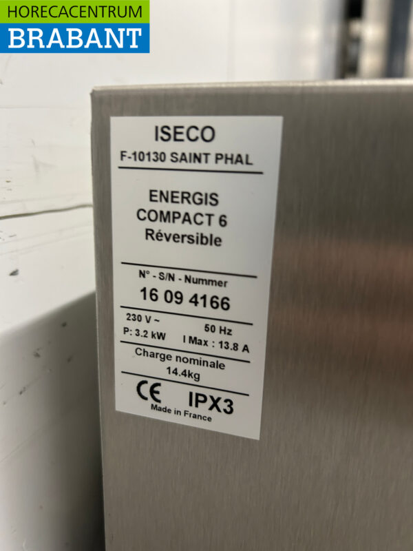 Armoire de régénération Iseco en acier inoxydable Four de régénération 230V Horeca – Image 7
