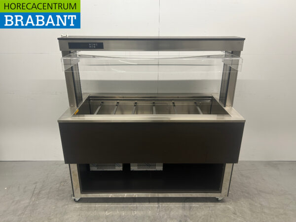 Buffet réfrigéré à roulettes Afinox Buffet réfrigéré 4 x 1/1 GN 149,5 cm 230V Horeca