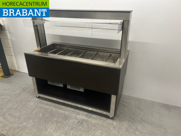 Buffet réfrigéré à roulettes Afinox Buffet réfrigéré 4 x 1/1 GN 149,5 cm 230V Horeca – Image 3