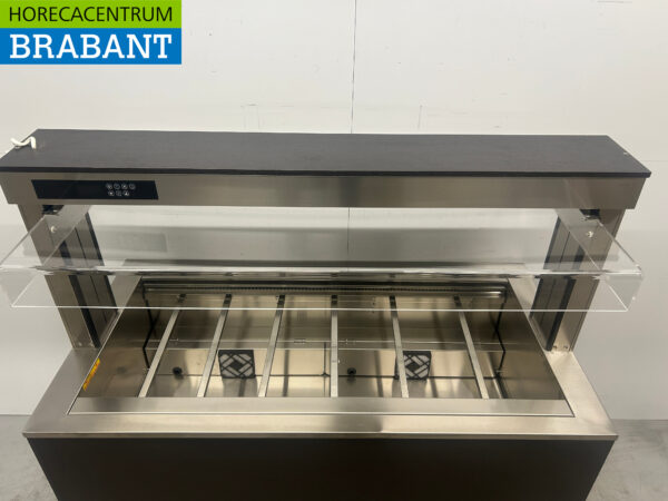 Buffet réfrigéré à roulettes Afinox Buffet réfrigéré 4 x 1/1 GN 149,5 cm 230V Horeca – Image 4