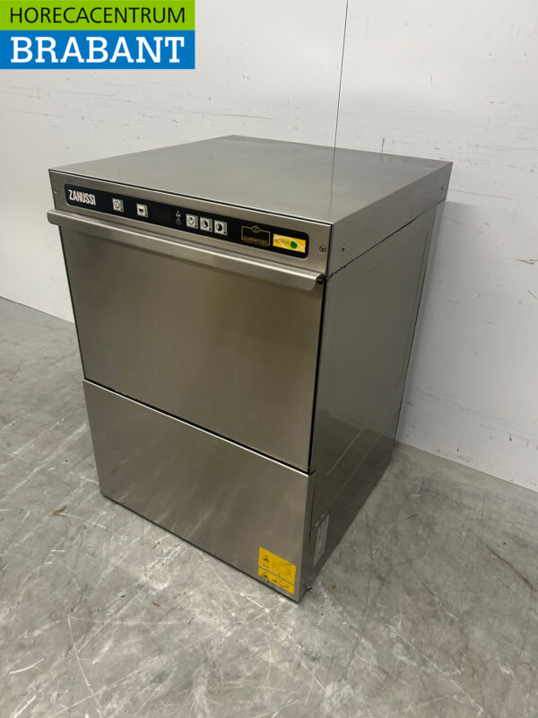 Lave-vaisselle Zanussi Zuca3 en acier inoxydable Chargement frontal 400V Horeca – Image 2
