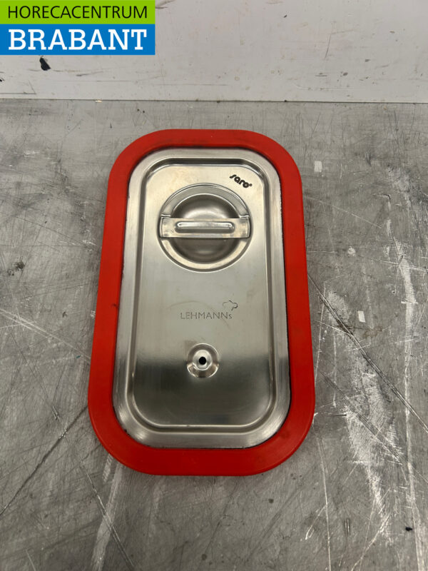 Acier inoxydable Couvercle Gastronorm en caoutchouc 1/4 GN Horeca