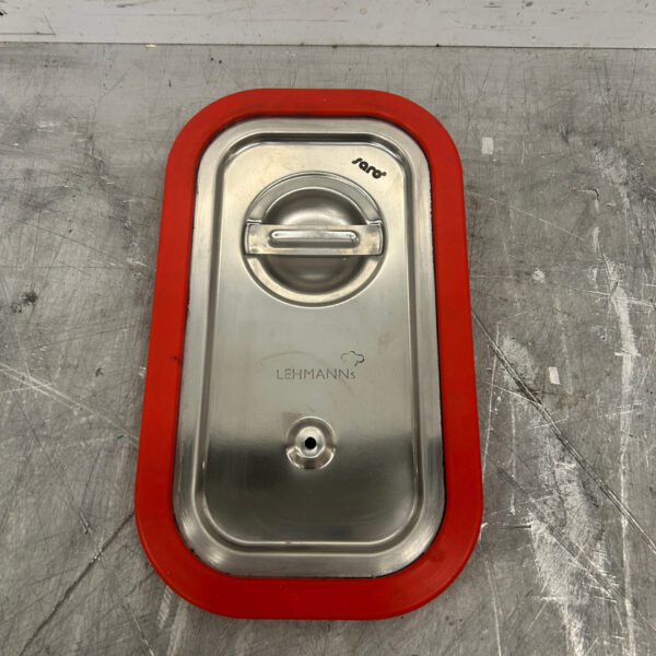 Acier inoxydable Couvercle Gastronorm en caoutchouc 1/4 GN Horeca