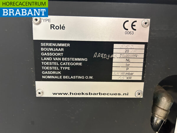 Hoeks Rolé Barbecue Bbq Lavagrill Gaz naturel Horeca – Image 5