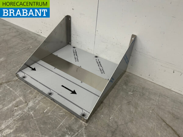 Étagère murale en acier inoxydable 58,5 x 54 cm Horeca – Image 2