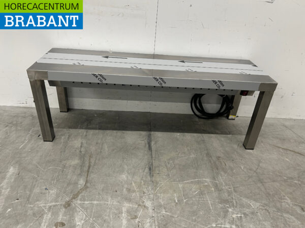 Pont chauffant Combisteel en acier inoxydable Grille alimentaire chauffante 100 cm Horeca