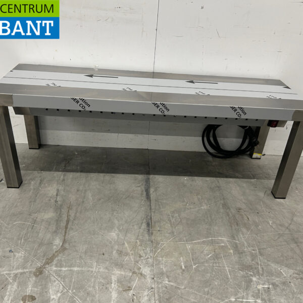 Pont chauffant Combisteel en acier inoxydable Grille alimentaire chauffante 100 cm Horeca