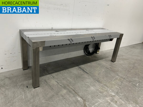 Pont chauffant Combisteel en acier inoxydable Grille alimentaire chauffante 100 cm Horeca – Image 3
