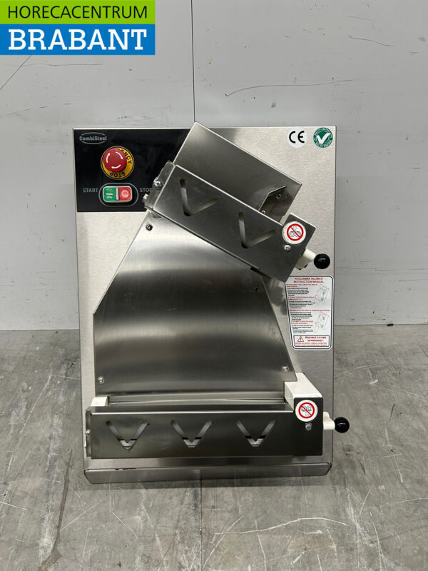 Rouleau à pâtisserie Combisteel en acier inoxydable Double rouleaux 30 cm 230V Restauration Pizzeria Boulangerie