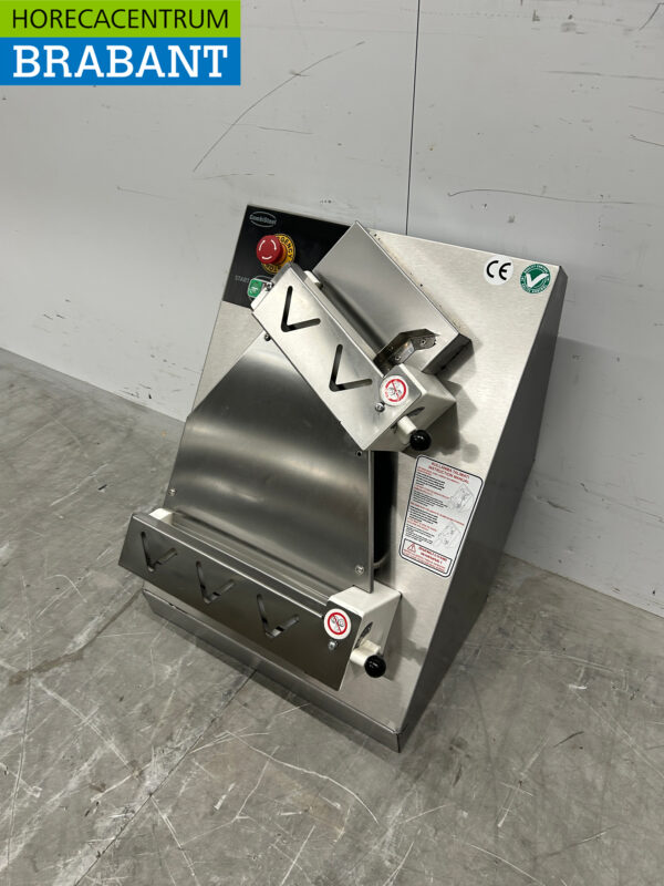 Rouleau à pâtisserie Combisteel en acier inoxydable Double rouleaux 30 cm 230V Restauration Pizzeria Boulangerie – Image 2