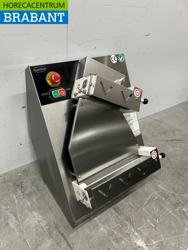 Rouleau à pâtisserie Combisteel en acier inoxydable Double rouleaux 30 cm 230V Restauration Pizzeria Boulangerie – Image 3
