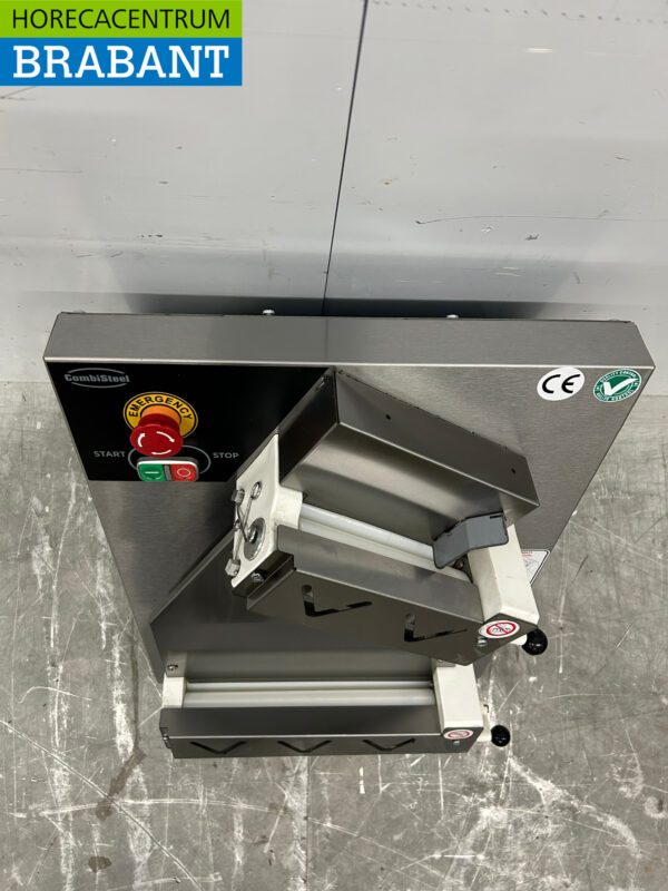 Rouleau à pâtisserie Combisteel en acier inoxydable Double rouleaux 30 cm 230V Restauration Pizzeria Boulangerie – Image 4