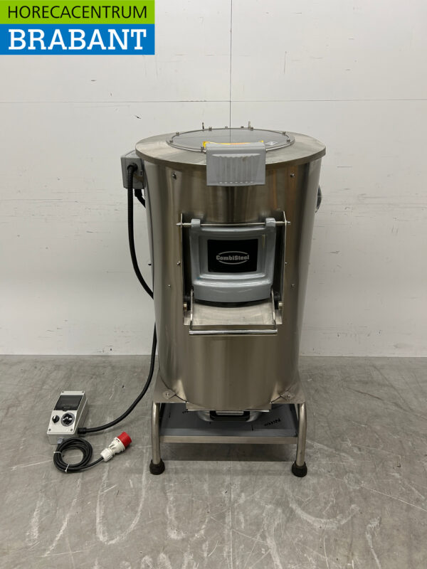 Combisteel en acier inoxydable Epluche-patates Grattoir avec filtre 50 kg 400V Horeca