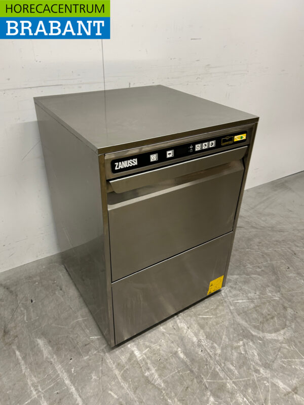 Lave-vaisselle Zanussi Zucai en acier inoxydable Chargement frontal 400V Horeca – Image 3