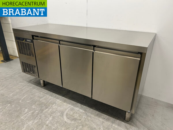 Acier inoxydable Zanussi ZH3HBAAA Établi réfrigéré 3 portes 179,9 cm 230V Horeca – Image 3